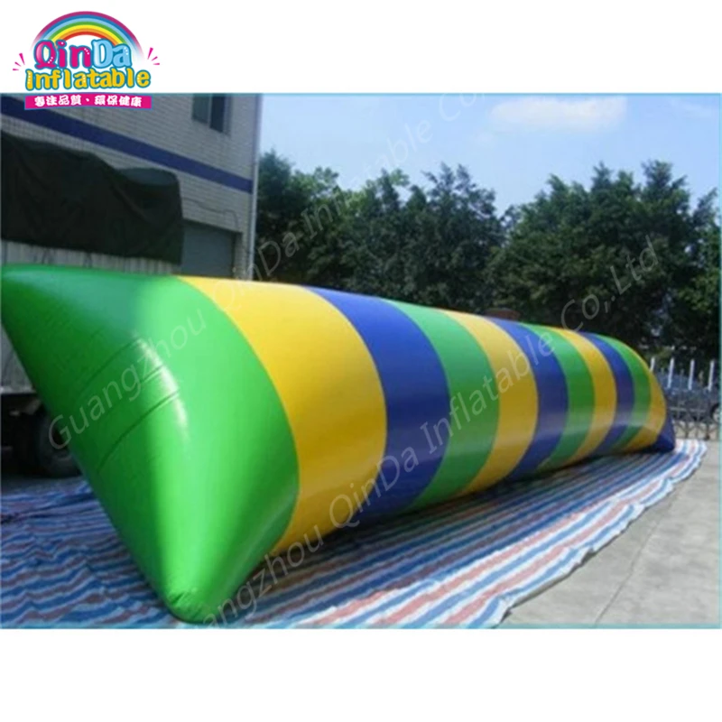 

8m*3m Inflatable Blob Jumping Pillow, Water Catapult Blob Water Pillow/Inflatable Jumping Air Bag With Free Air Pump