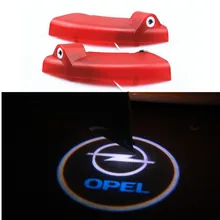 Logotipo porta do carro luz led 3d bem-vindo logo luz porta do carro levou luz para opel antara plug and play