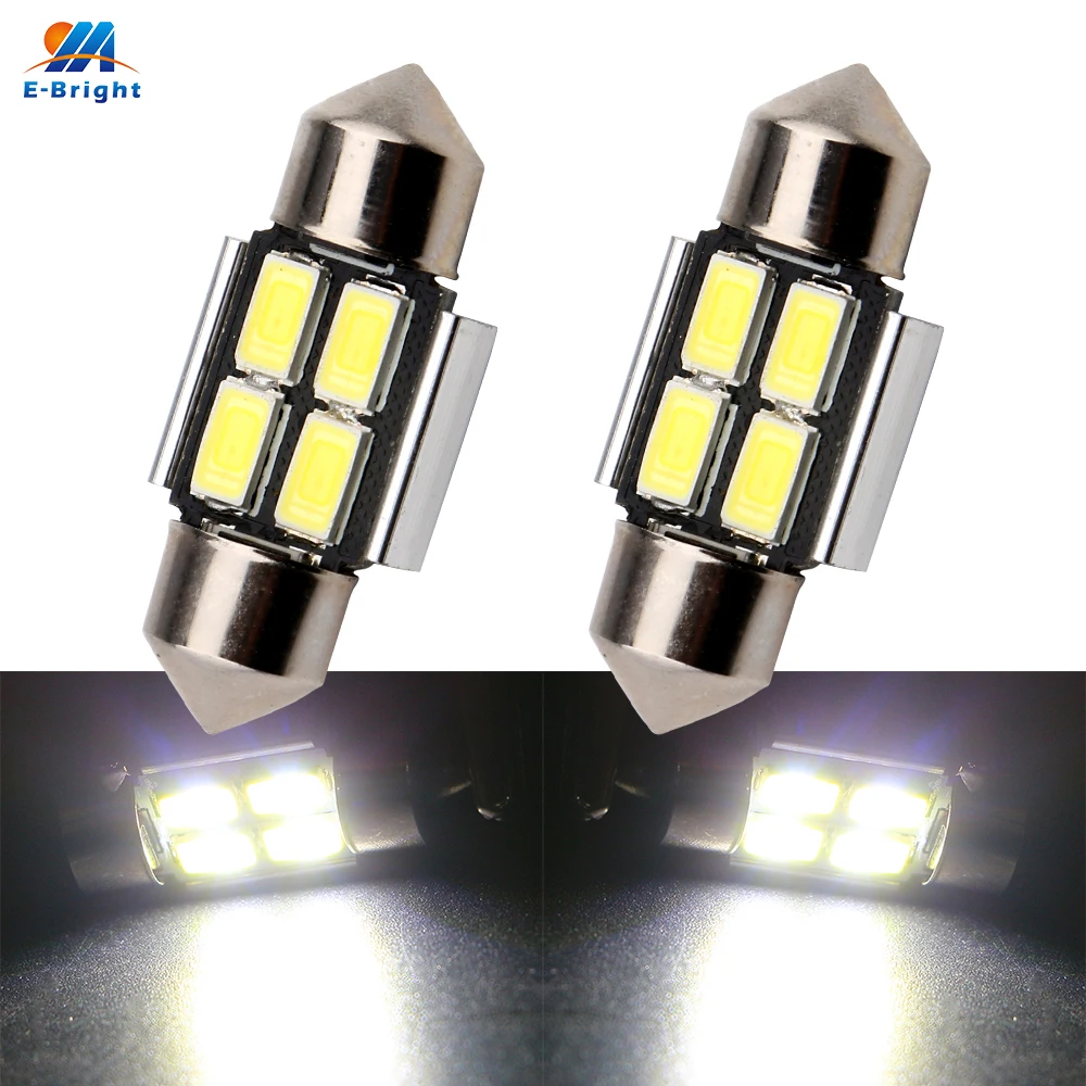4/30/100PCS Dome C5W Festoon Led 5730 4 SMD Leds canbus signal led ...