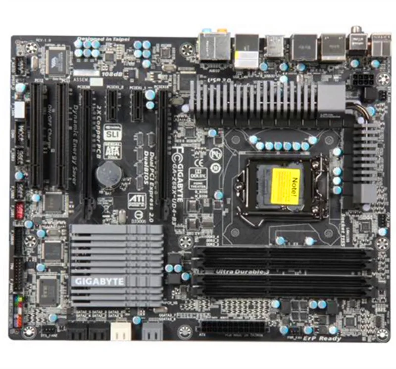Материнская плата для Gigabyte оригинальная б/у настольного ПК с процессором Z68 LGA