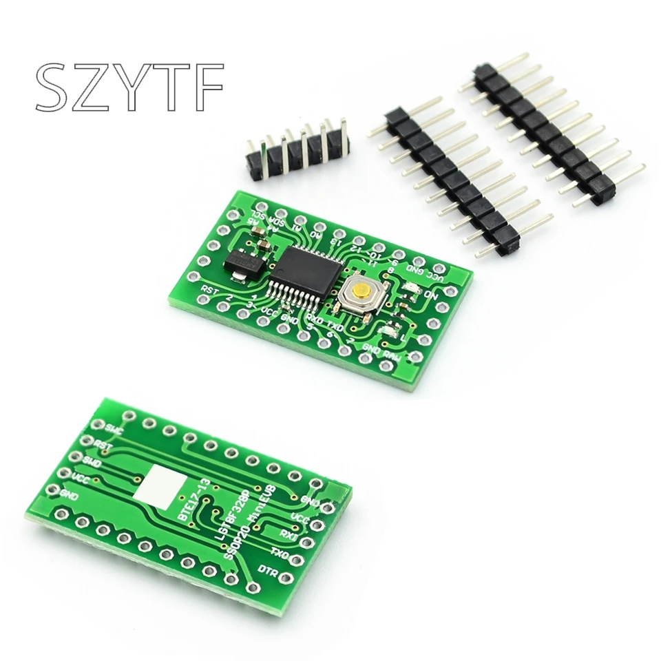 

LGT8F328P-SSOP20 MiniEVB replaces rduino Pro Mini ATMEGA328P