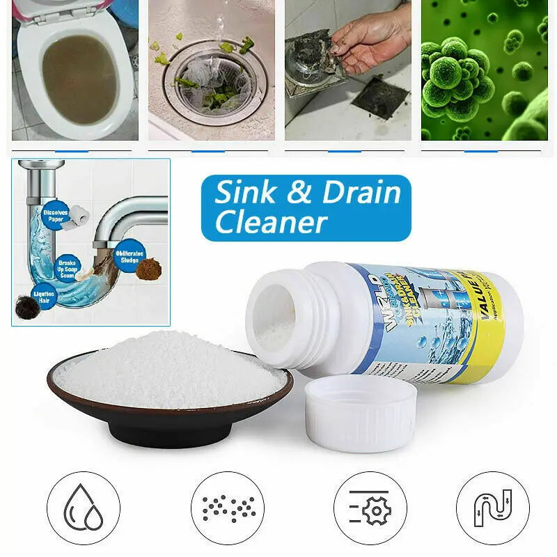 All Purpose Quick Foaming Toilet Cleaner Powerful Sink Drain Cleaner
