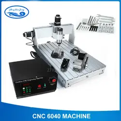 CNC 6040 2.2KW 4 оси ЧПУ резьба по дереву машина USB Mach3 управления деревообработка фрезерный гравер машина с охлаждением/Air