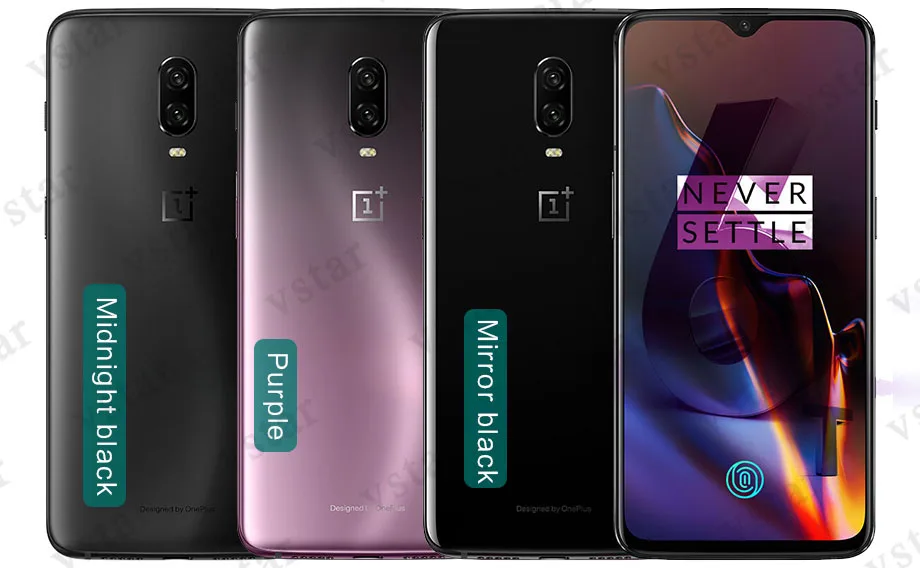 Мобильный телефон с глобальной прошивкой Oneplus 6T 8 Гб 128 ГБ, 6,41 дюймов, AMOLED экран, Восьмиядерный процессор Snapdragon 845, Android 9,0, сканер отпечатков пальцев, NFC