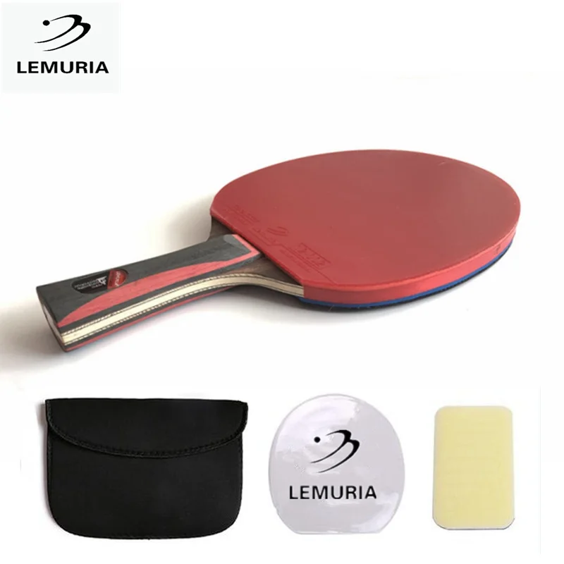 Lemuria Tennis table racket long handle short handle carbon blade