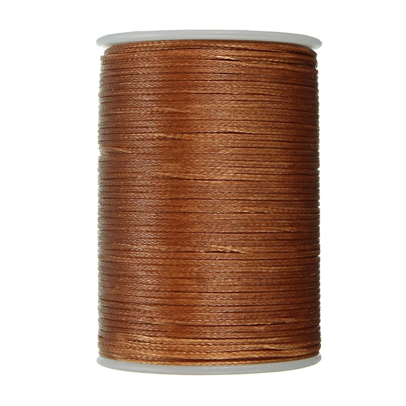 1 шт., 78 метров, 0,8 мм, многоцветная нить для шитья, кожаный вощеный шнур для рукоделия, инструмент для рукоделия, ручная полиэфирная нить для шитья
