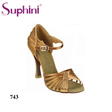 Free Fast Shipping Hot Sale Suphini Design Woman Popular Dance Shoes Crystal Salsa Shoes Woman Dancing
