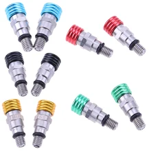 2Pcs/lot Motocross Fork Air Bleeder Valves Screw Motorcycle Air M5*0.8mm Fork Bleeder Relief Valves for Showa for KAYABA Fork