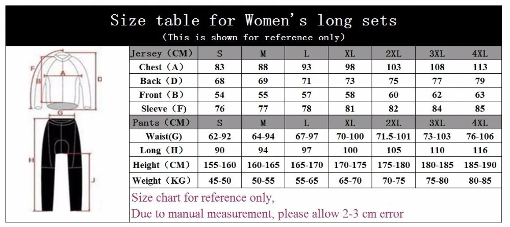 Men's long sets
