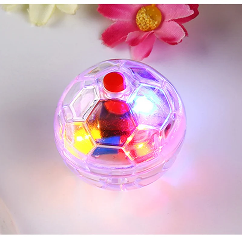 

Plastic Clear Pet Dog Cat Kitten Light Up Ball Activity Creative Interactive Toy Training Play Moving