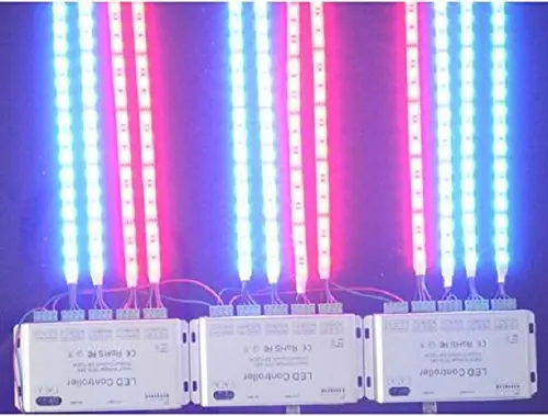 DC5V-24V высокой мощности 12 каналов DMX 512 RGB контроллер светодиодной ленты DMX декодер диммер драйвер используется для модуля светодиодной ленты