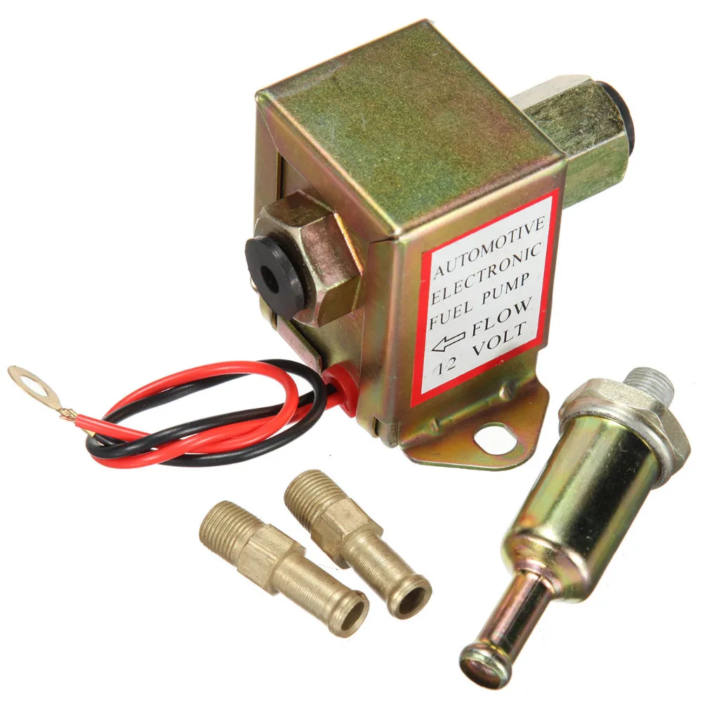 Universal 2 4psi 20 30 Gph Auto Metal Electric Fuel Pump Solid 8mm Qpryb2 01 02 03 05 06 07 08 09