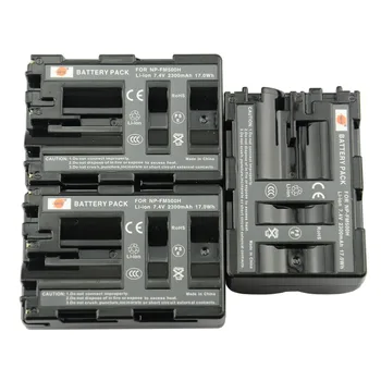 

DSTE 3pcs NP-FM500H Battery for Sony A560 A580 A850 A900 A100 A57 A700 A700K A700P A700Z A450 A550 A350X Camera