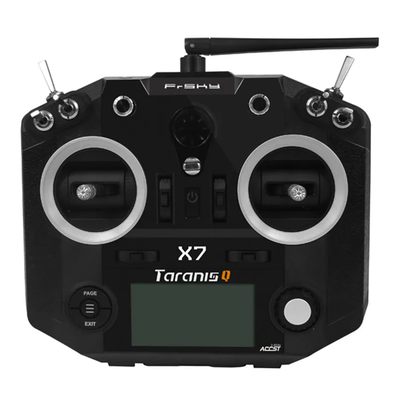 FrSky ACCST Taranis Q X7 передатчик 2,4G 16CH Mode 2 Белый Черный международная версия для FPV RC Дрон Квадрокоптер запчасти