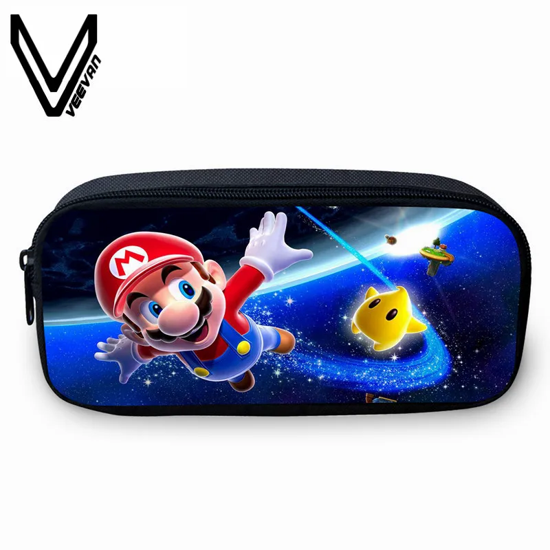 Veevanv新ボーイズスーパーマリオ印刷鉛筆女性財布女の子かわいい漫画マリオペン財布学校財布子供 Fashion Women Wallets Womens Fashion Walletwomen Wallets Aliexpress