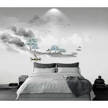 

Custom Photo Wallpaper Mural Creative Landscape Wall Painting Papel De Parede 3D Living Room Self Adhesive Vinyl/Silk Wallpaper