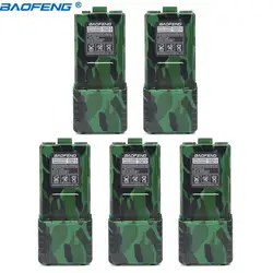 5 шт Оригинал baofeng UV-5R Walkie Talkie большой Ёмкость Батарея BL-5L 7,4 v 3800 mAh для BF-F8 UV-5RA UV-5RE DM-5R UV5R UV5RE