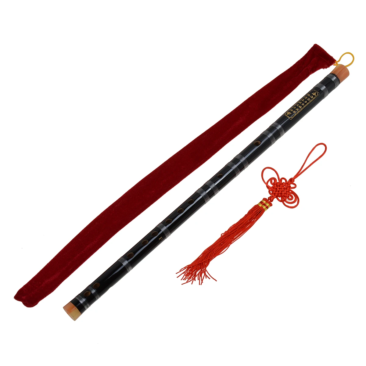 Kmise черная краска традиционная китайская бамбуковая флейта Dizi F ключ музыкальный инструмент