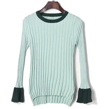 2017 Promotion Fashion Microfiber Wool Computer Knitted O-neck Sudaderas A New Slim Hit Color Sweater Coat Dress Shirt Sleeve