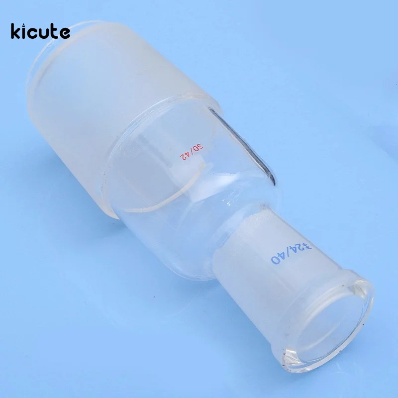 Lab Glass Transfer Adapter From Female 24/40 Joint To Male 50/40 Joint