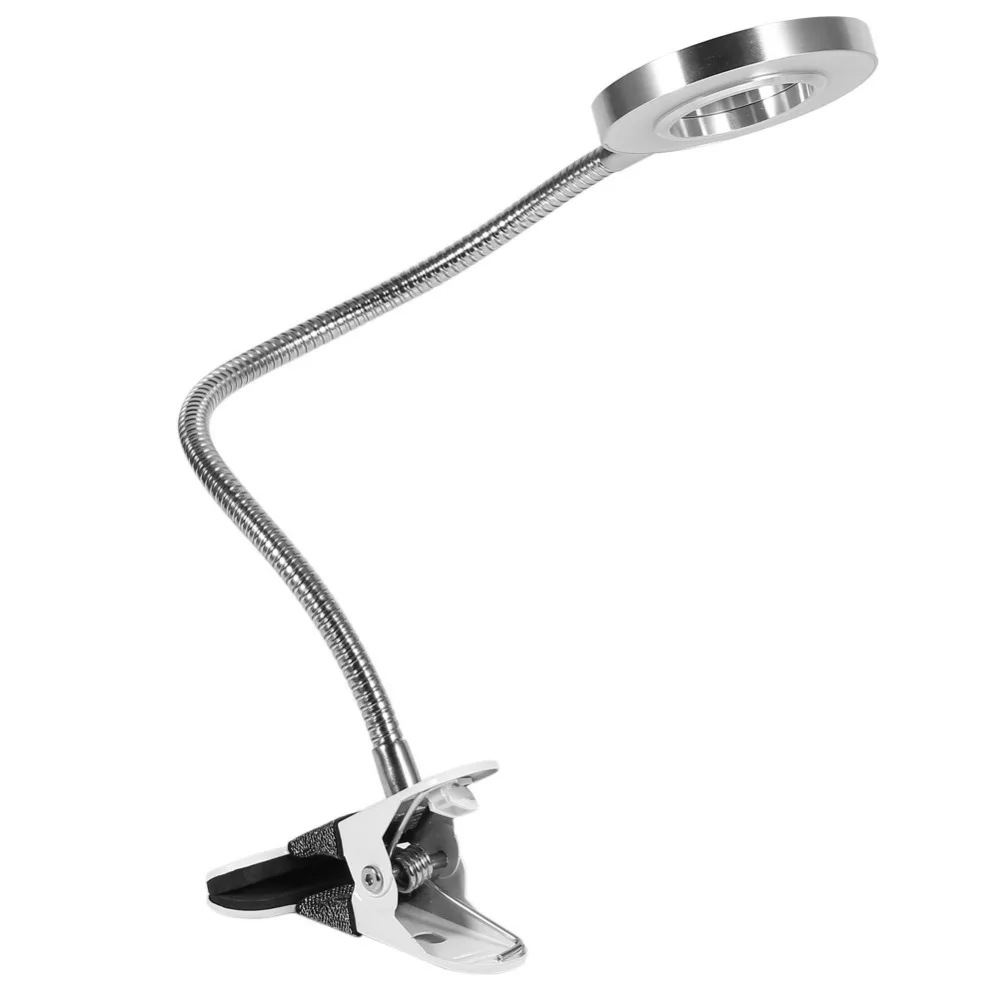 Профессиональный светодиодный светильник для дизайна ногтей, настольная лампа с зажимом, USB холодный светильник светодиодный светильник для бровей, тату, дизайн ногтей, матовая яркая лампа для салона
