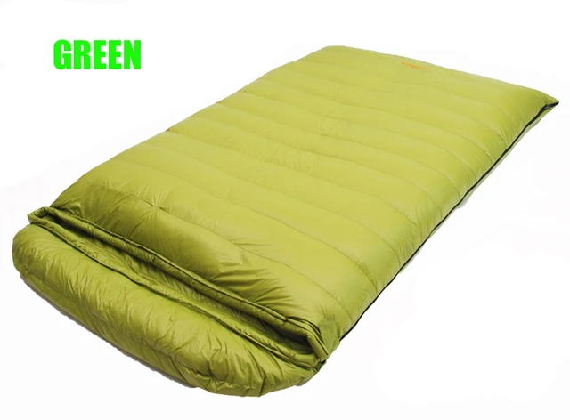 Cheap 3500/4000g goose down Filling 2 person waterproof comfortable bulkiness 850 winter sleeping bag goose down sleeping bag
