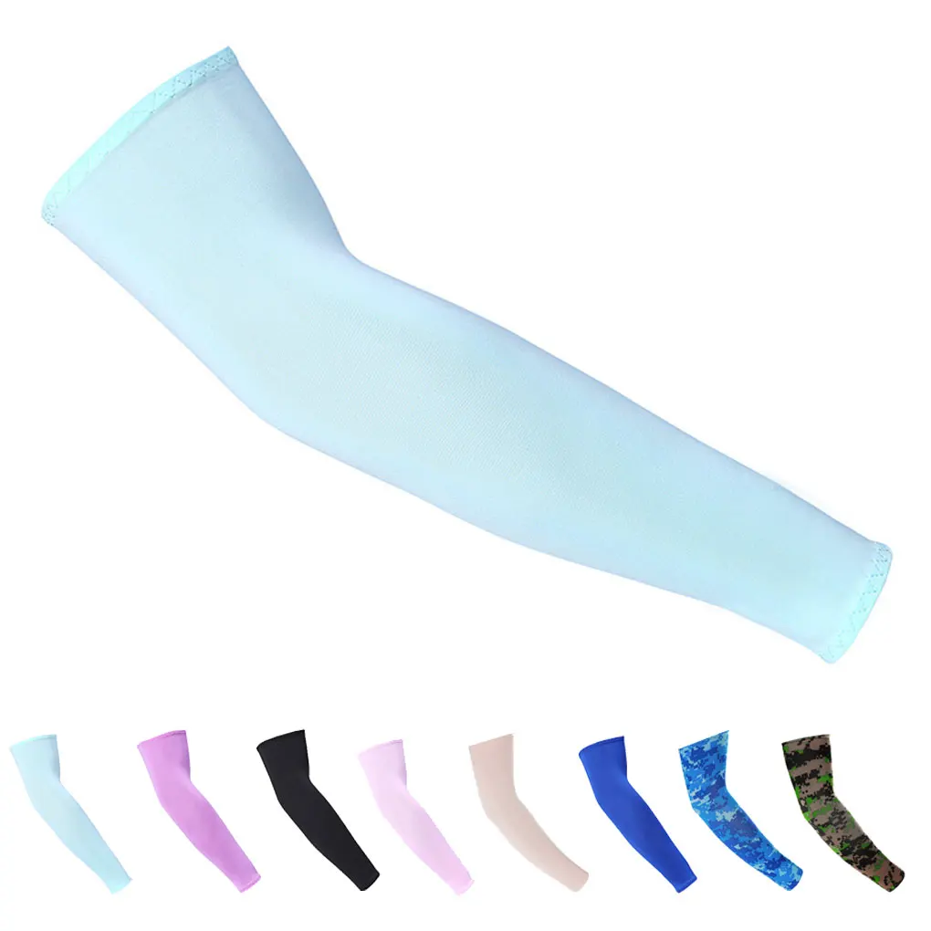 1 Pair Unisex Summer Outdoor Anti UV Long Oversleeve Sun Protection Cycling Driving Fishing Arm Sleeve Cover | Спорт и развлечения