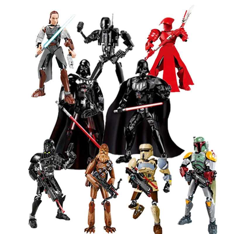 

Star Wars Last Jedi Elite TIE Fighter Pilot Jyn Erso Elite Praetorian Guards Building Block Toy Compatible LegoINGlys Star Wars
