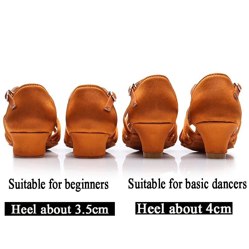 Beste EU24 42 Vrouwen Latin Dans Schoenen Kinderen Kids Lage Hakken Ballroom Tango Dansen Voor Meisjes Kinderen Lady Gratis Verzending In Voorraad