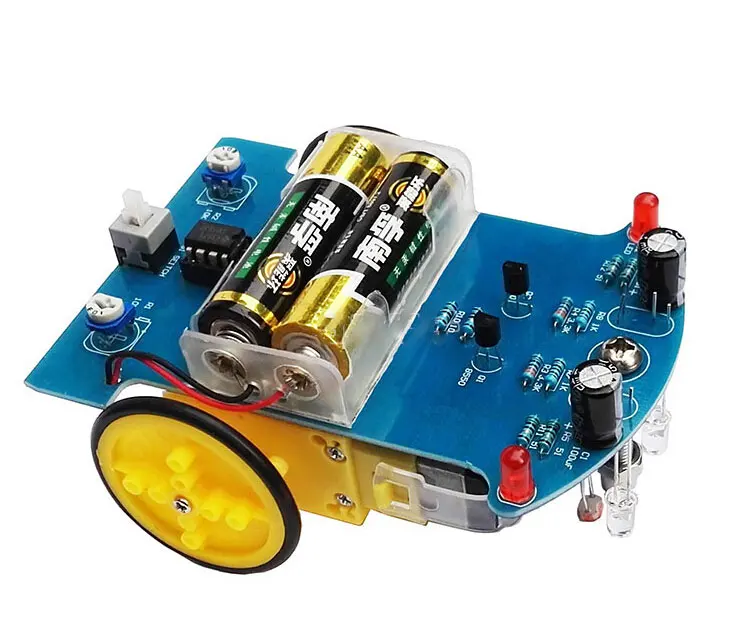 D2-1 DIY Kit Intelligent Tracking Line Smart Car Kit  (1)