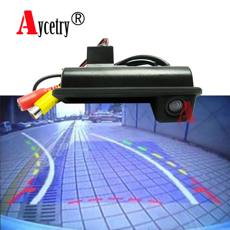 

Aycetry! Intelligent Dynamic Trajectory CCD car Trunk Handle Rear View backup parking Camera for Ford Mondeo/FOCUS/Fiesta/S-Max