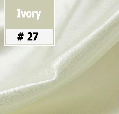 3X2 м простые белые шелковые вечерние занавески для свадебного мероприятия декорации сцены - Цвет: ivory