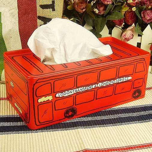 Винтажный домашний декор Zakka коробка для вытягивания жестяных коробок с