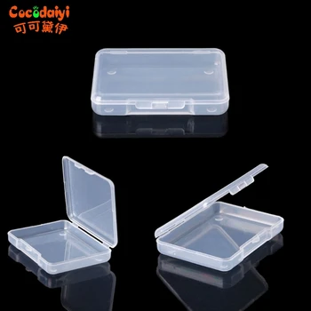 

Rectangular Plastic Clear Transparent Storage Box Collection Container Organizer