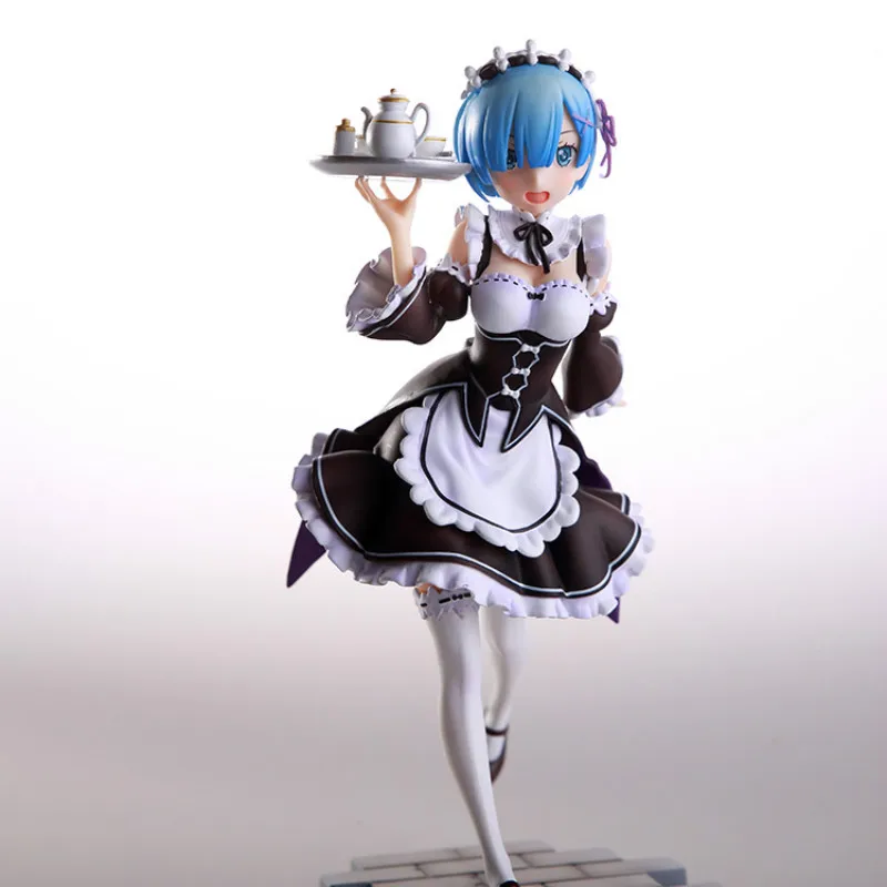 

Re:Life in a different world from zero Rem Action Figure Posture Model Anime Decoration PVC Collection Figurine Toys model