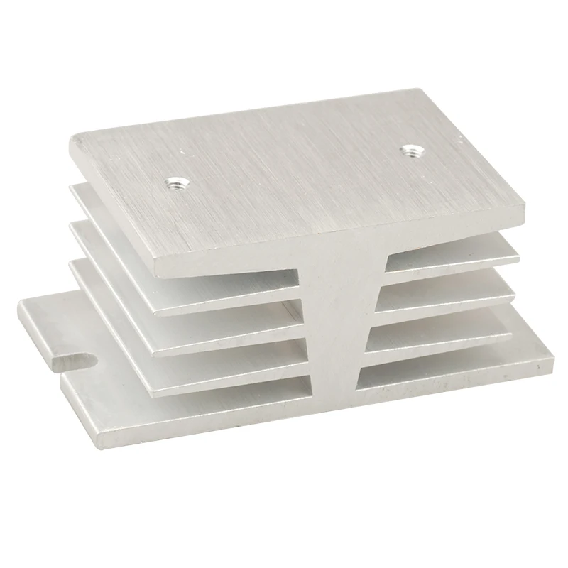 Aluminum Heat Sink For Solid State Relay SSR Small Type Heat Dissipation