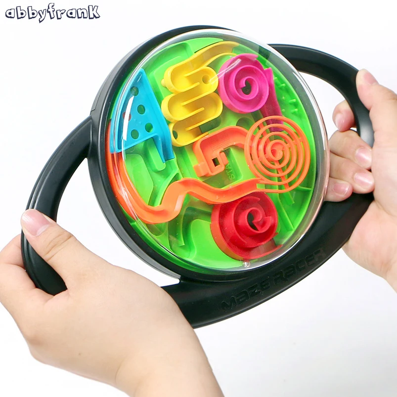 Abbyfrank 3D Magic Puzzle Ball Rolling Maze Balance Orbit Game Toy Classic Logic Ability Educational Toy For Kids Adults Abbyfrank 3D Magic Puzzle Ball Rolling Maze Balance Orbit Game Toy Classic Logic Ability Educational Toy For Kids Adults