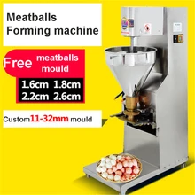 SJ 28 Meatballs Roll Forming Machine 1100W That Makes The Meat Beef Pork Fish Balls Making