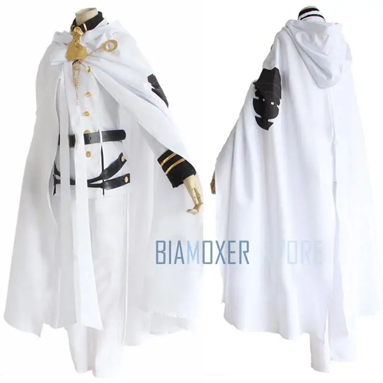 Anime Seraph Of The End Owari no Mikaela Hyakuya Cosplay Costume Full Set Uniform Costumes |