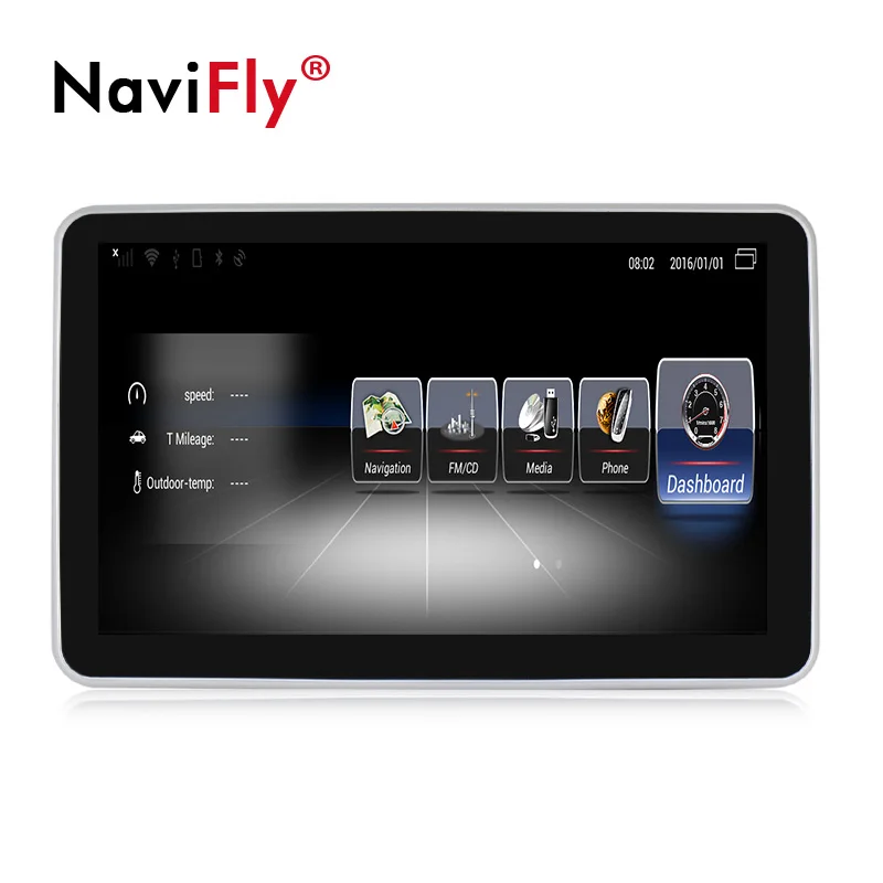 Cheap Navifly Android Quad core 9inch touch screen Car multimedia player for Benz G Class W461 2012-2015 with gps navigator BT 4G wifi 4