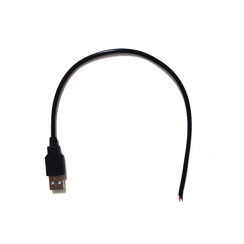 22AWG 30 см 50 см 1 м 2Pin провод USB разъем DIY USB Соединительный кабель для одного цвета 5050 3528 5730 гибкий светодиодный светильник