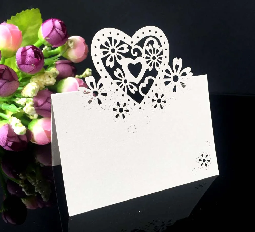 9x12cm 50pcs Wedding Inviting Card Table Name Place Card Supplies Decoration Lover Romantic Greetin - 32821551272
