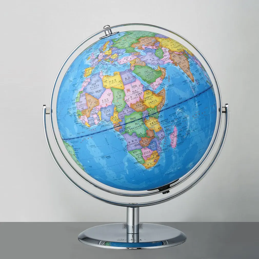 

World Map Earth Globe LED Night Light View Nightlight Glowing Globe Geography Educational Toy Kid Gift