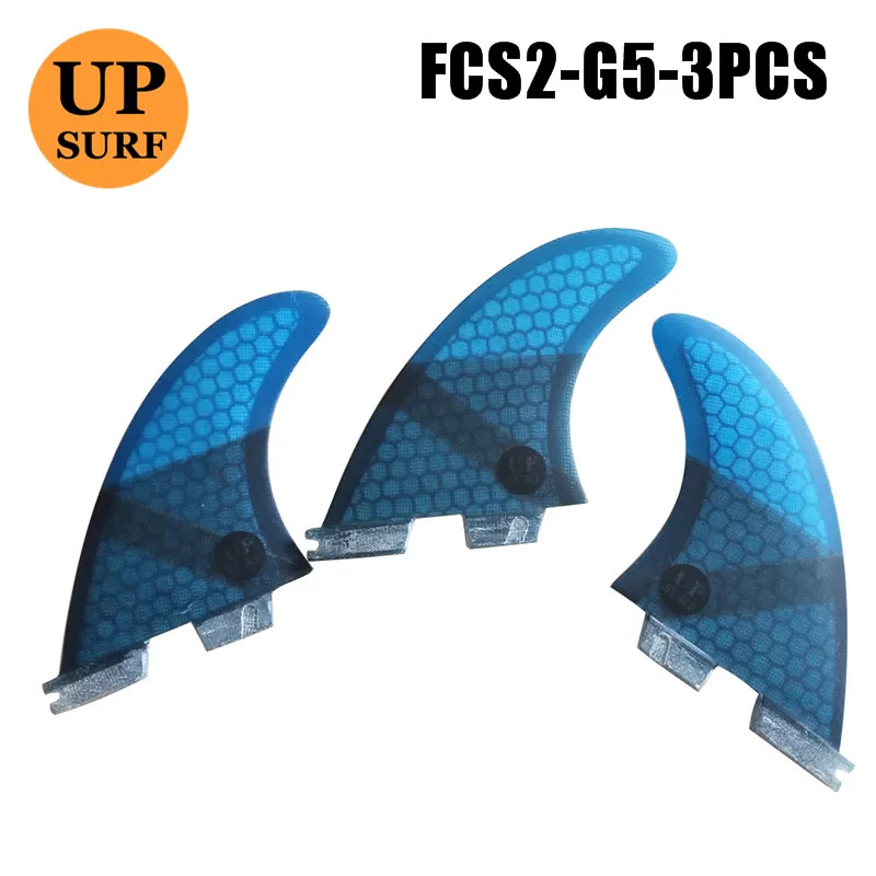 surf fins G5 fcs2 fins surfboard fins 2 sides 1 center fin Fiberglass