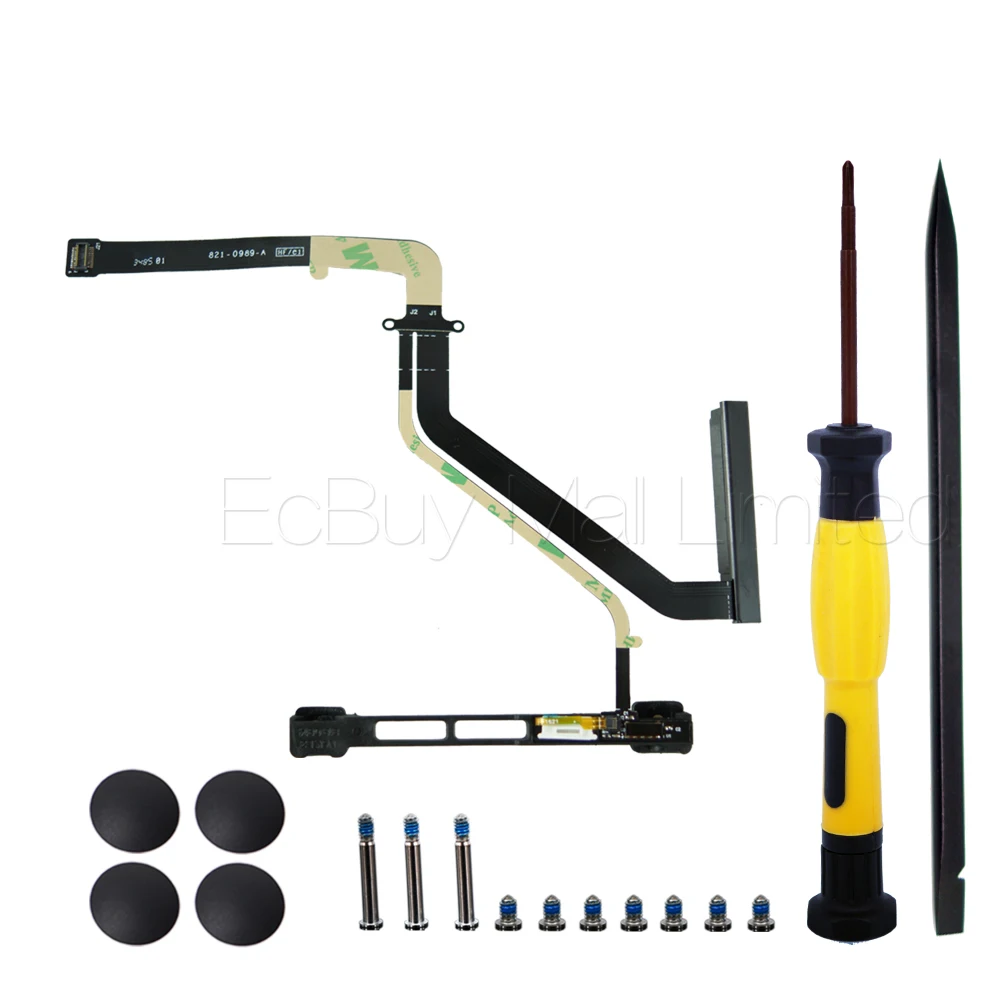 

For Macbook Pro A1286 821-1198-A 821-0812-A 821-0989-A -01 Hard Drive Cable/Bracket/Bottom Case Cover(No Rubber)Feet/SCREWS/TOOL