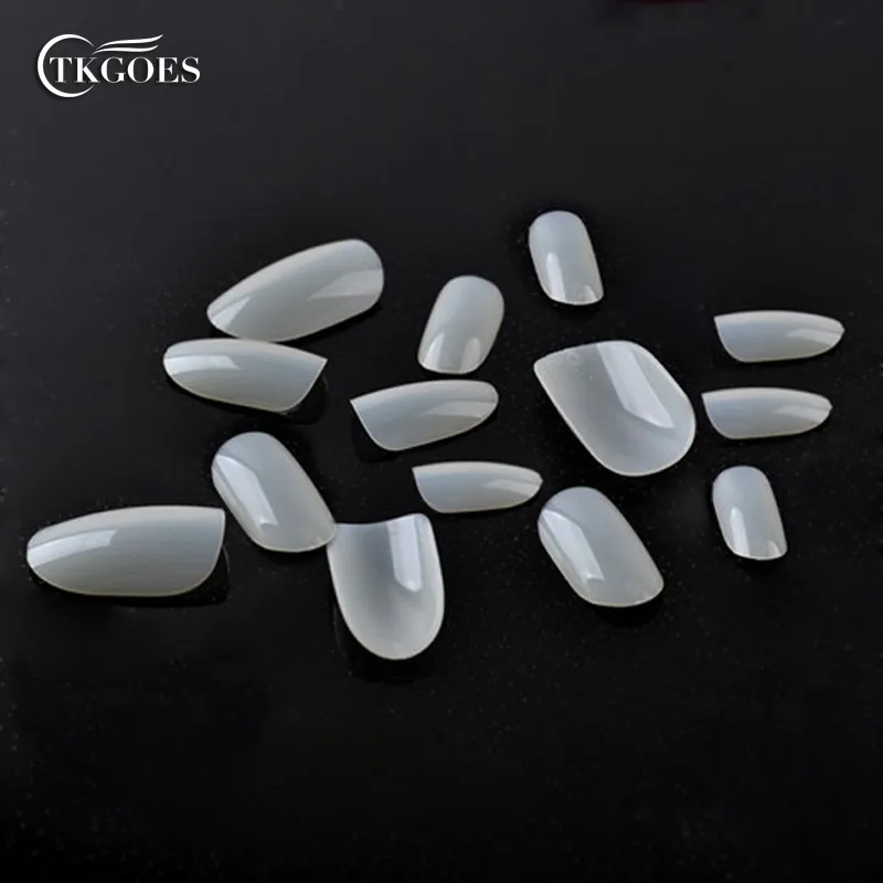 500pcs-pack-Beauty-Round-Short-natural-nail-tips-salon-full-cover-false-french-nail-art-tips (3)