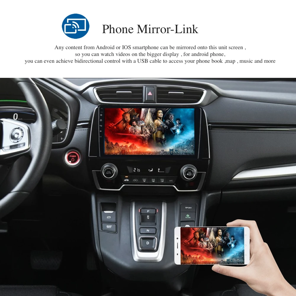 Cheap 9" 2.5D IPS Screen Android 8.0 Car Stereo for Honda CR-V 2018 Multimedia for CRV Built-in GPS Navigation Wifi SWC USB BT carplay 3