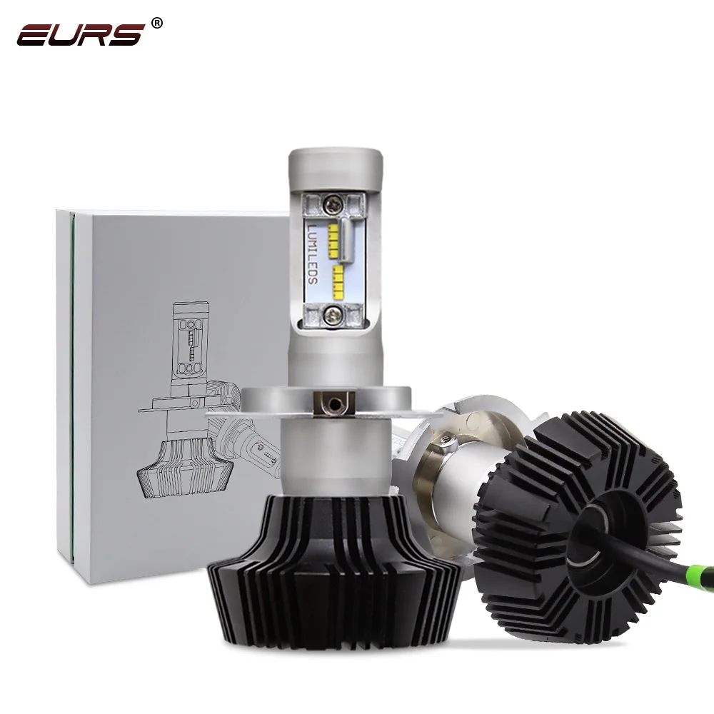 

EURS 2pcs car headlight G7 50W H1 H4 H7 9005 9006 led lamps hi/lo beam 8000lm DC12-24V Fog light bulbs Car styling