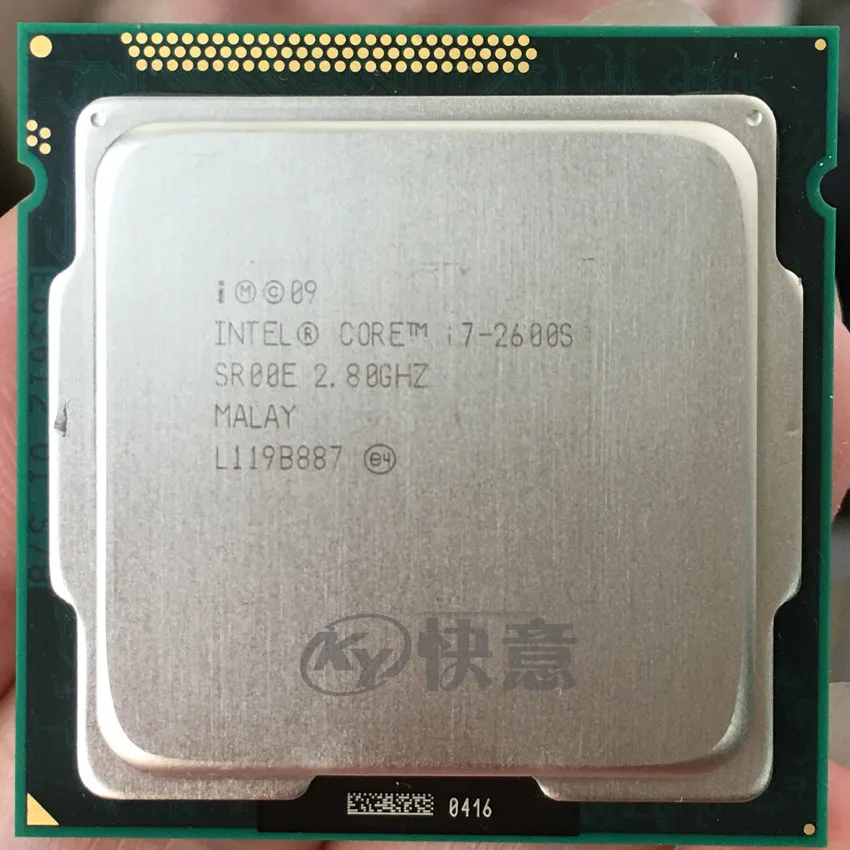 Процессор Intel core i7 2600S I7-2600S четырехъядерный процессор 2,8 ГГц LGA 1155 TDP 65 Вт 8 МБ кэш 32 нм настольный процессор