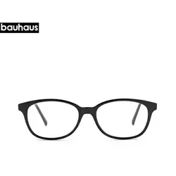Bauhaus черный Оправы для очков Для мужчин Для женщин Мода 2017 плотная зеркало Сверхлегкий ацетат очки мужской Винтаж Очки Рамки Для женщин